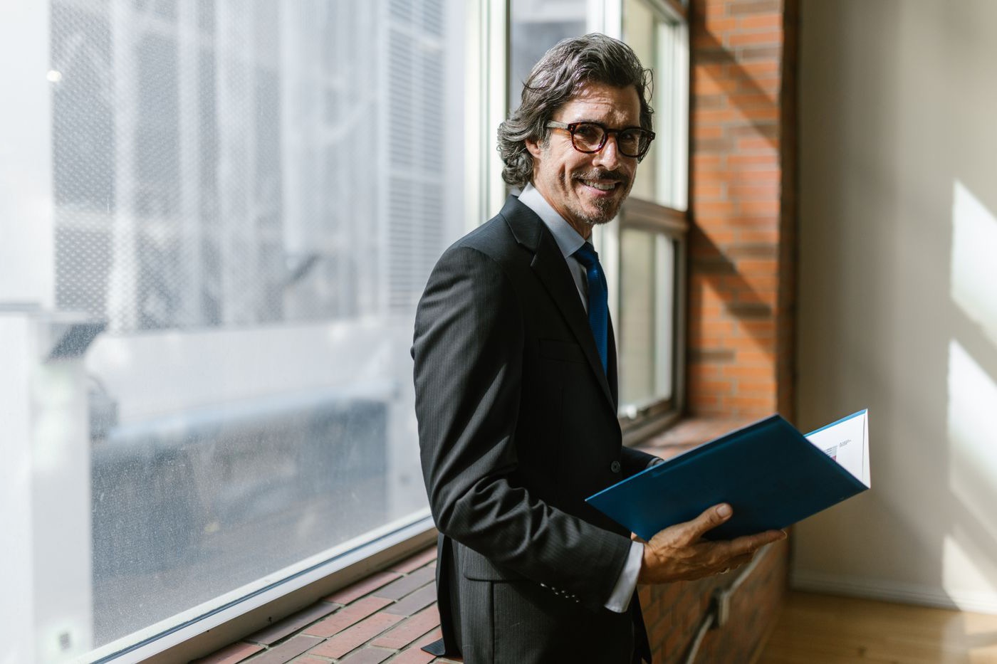 A senior executive in a boardroom meeting